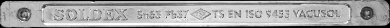 Sn63 Pb37 1000Gr Vacusol Çubuk Lehim (Pota Lehimi)