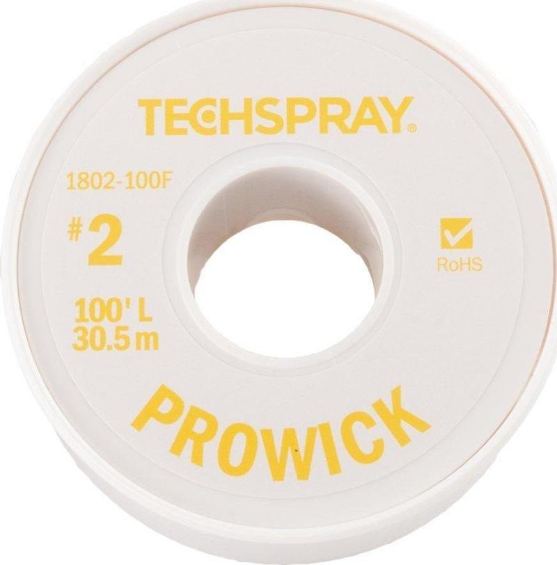 1802-100F Lehim Alma Teli Sarı (1,4mm x 30,5m) Pro-Wick®