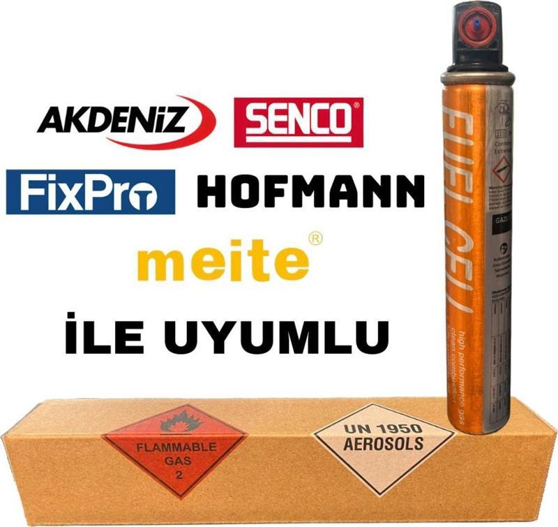 Gazlı Çivi Çakma Makinesi Gaz Tüpü 1000 Vuruş