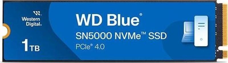 Blue SN5000 1TB Okuma 5,150MB/s / Yazma 4900MB/s PCIe Gen4 NVMe SSD-WDS100T4B0E