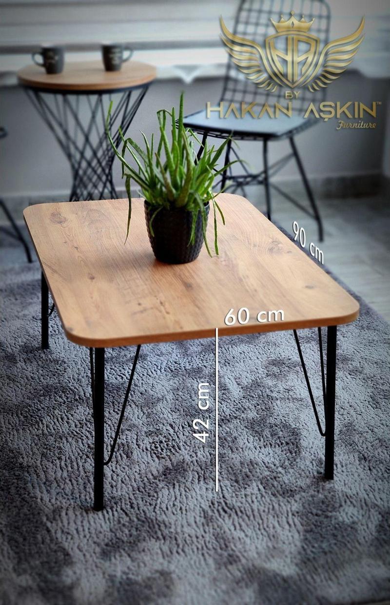 60X90 Cm Atlantik Çam Aspendos 2024 Orta Sehpa