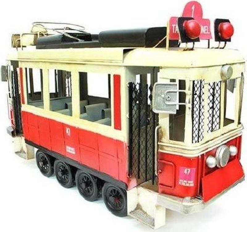 Dekoratif Metal Taksim Tramvay Büyük 1104W-5big