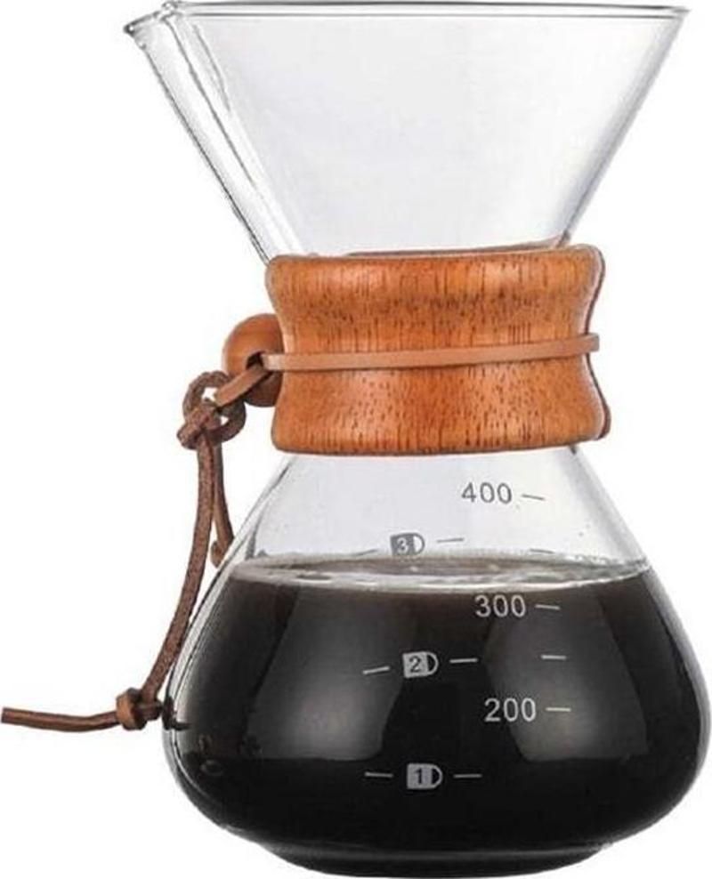 Filtre Kahve Cam Set 400ml