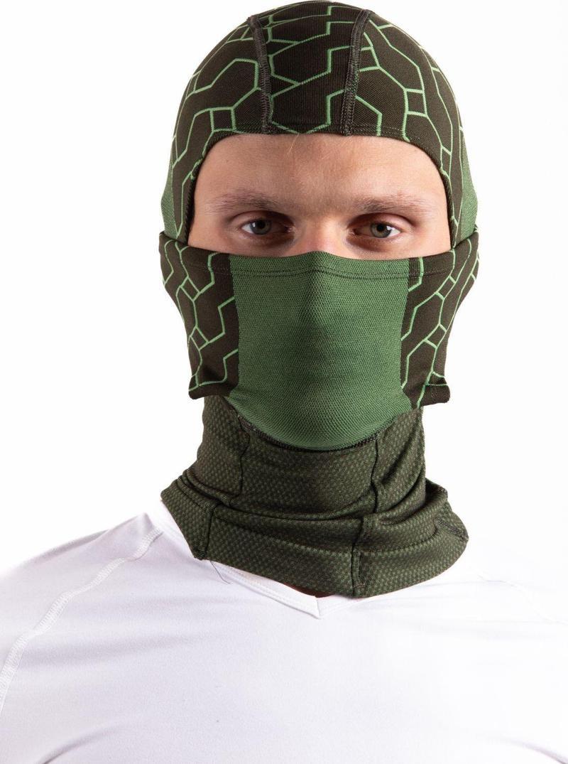 Haki Balaklava Termal Kar Maskesi Unisex