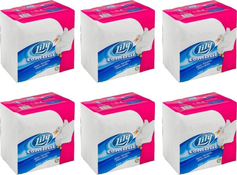Lily Tombul Peçete 100 lü x 6 Adet