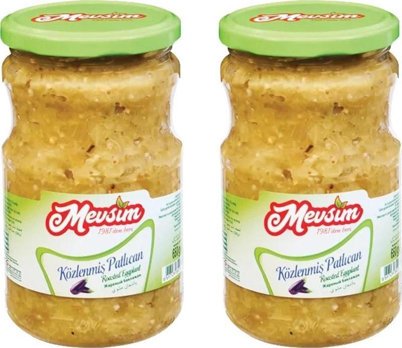 Közlenmiş Patlıcan 520 gr Cam x 2 Adet