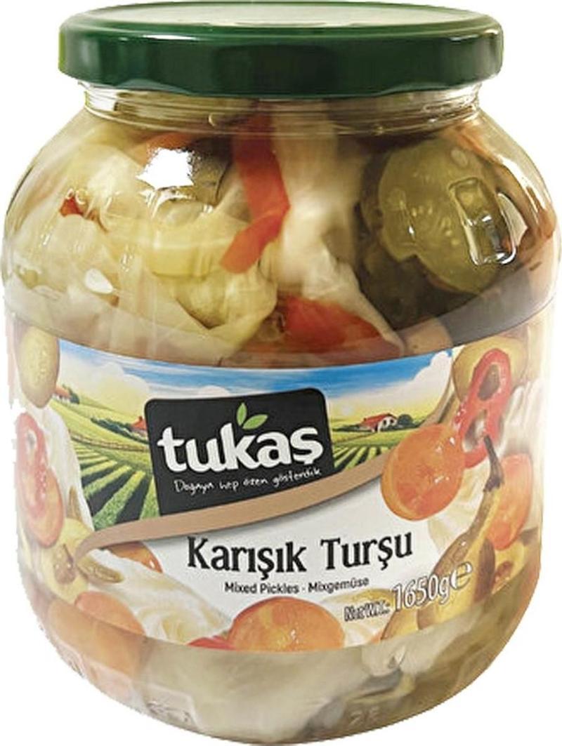 Karışık Turşu 1650 gr Cam