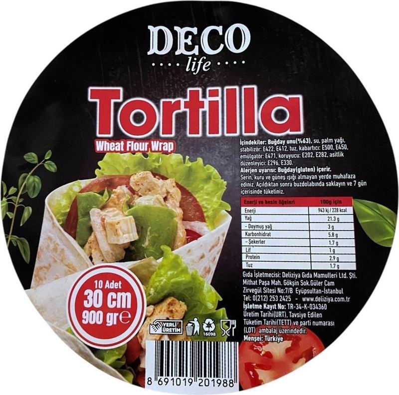 Tortilla 30 cm. 10 Adet