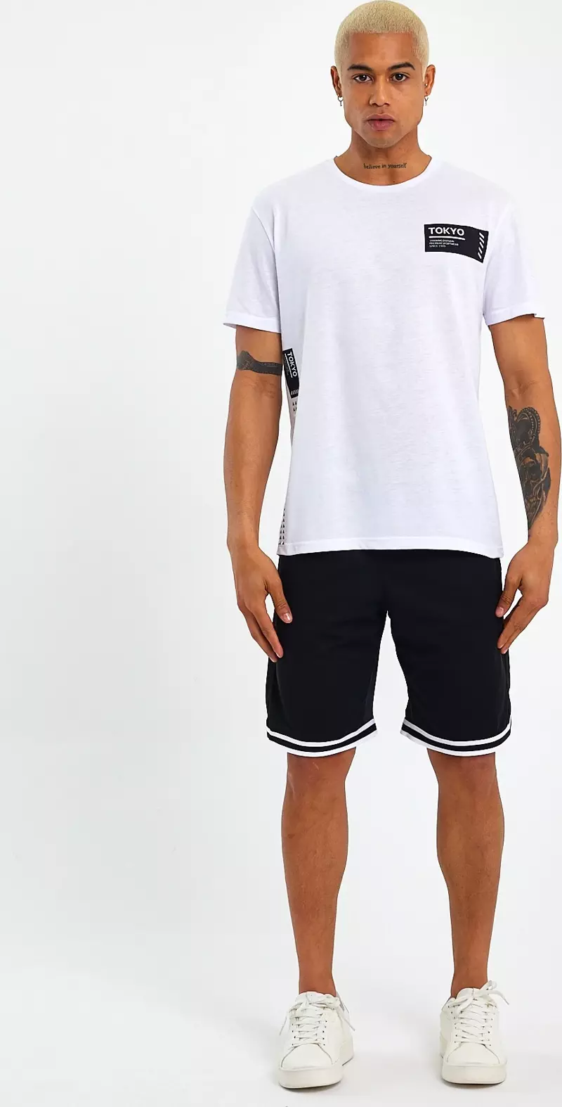 Süperlife Erkek Bisiklet Yaka Regular Fit Tokyo Baskılı Tişort SPR23ts303