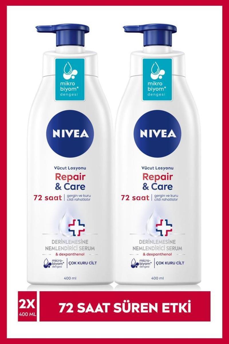 NIVEA Repair & Care Vücut Losyou 400 ml X2