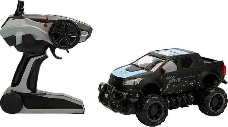 1:18 Uzaktan Kumandalı 4x4 Crazy Off-Road Araba 2.4 Ghz Usbj Şarj Siyah Mavi