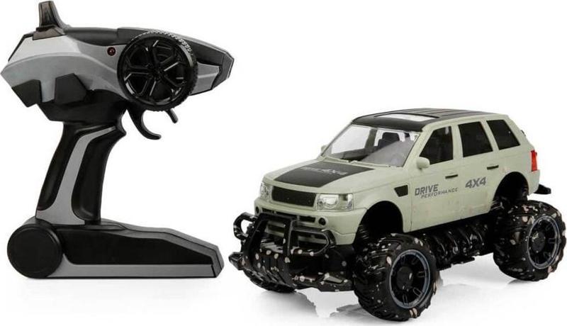 1:18 Uzaktan Kumandalı 4x4 Crazy Off-Road Araba 2.4 Ghz Usbj Şarj Gri