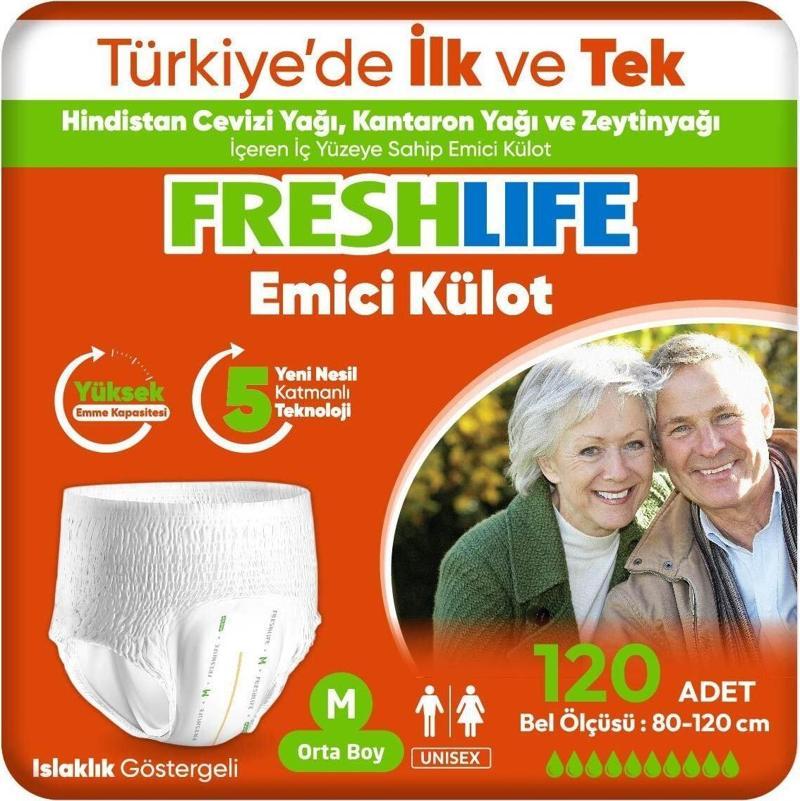 Medium Emici Külot 30’Lu 4 Paket (120 Adet)