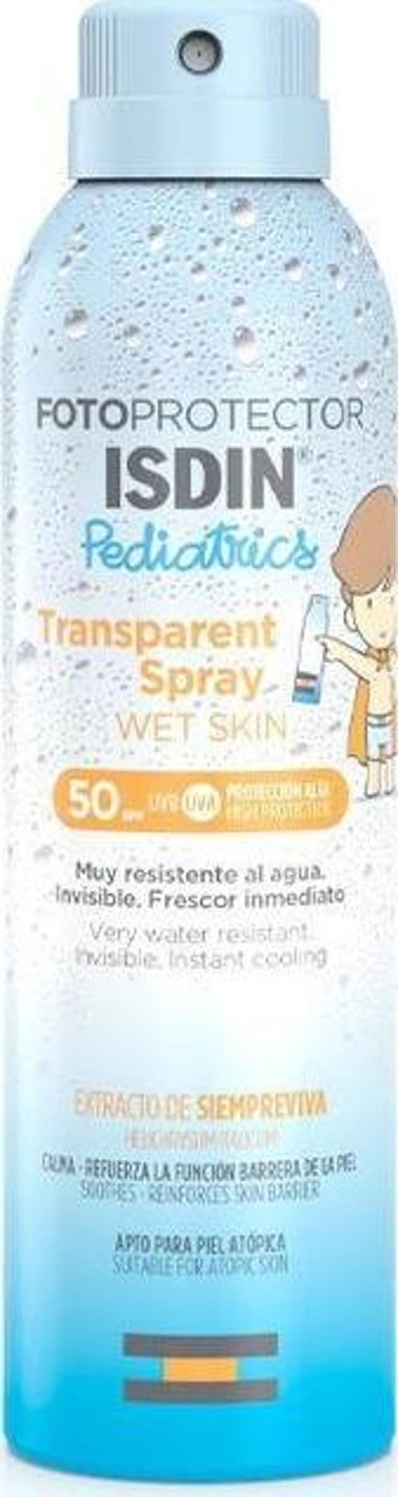 ISDIN Photoprotector Pediatrics Transparent Spray Wet Skin SPF50 250ml