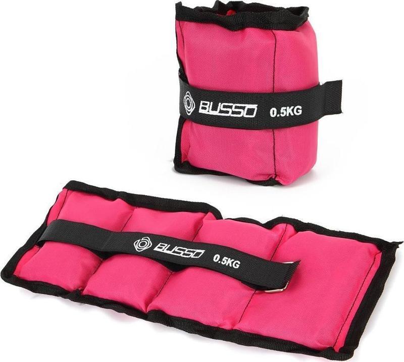 BS30 BUSSO EL AYAK AĞIRLIĞI PEMBE 0,5KG 2 ADET