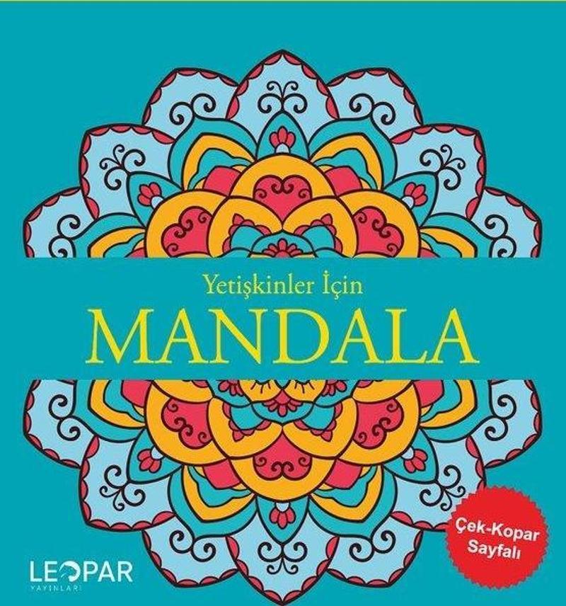 Yetişkinler İçin Mandala - Mavi