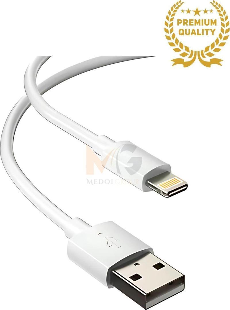 Iphone 6 6s 7 8 X Xs Xr 11 12 13 14 Pro Max Plus Hızlı Şarj Kablosu Usb To Lightning Beyaz 1 Metre