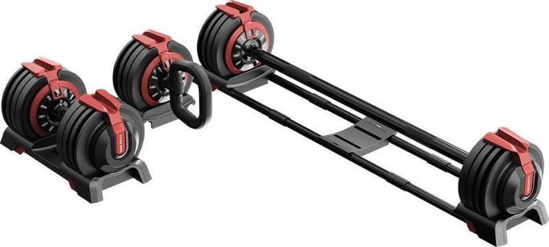 Mekanik Ayarlı 24KG Dambıl, Kettlebell, Barfiks Seti (3ü1 Arada)