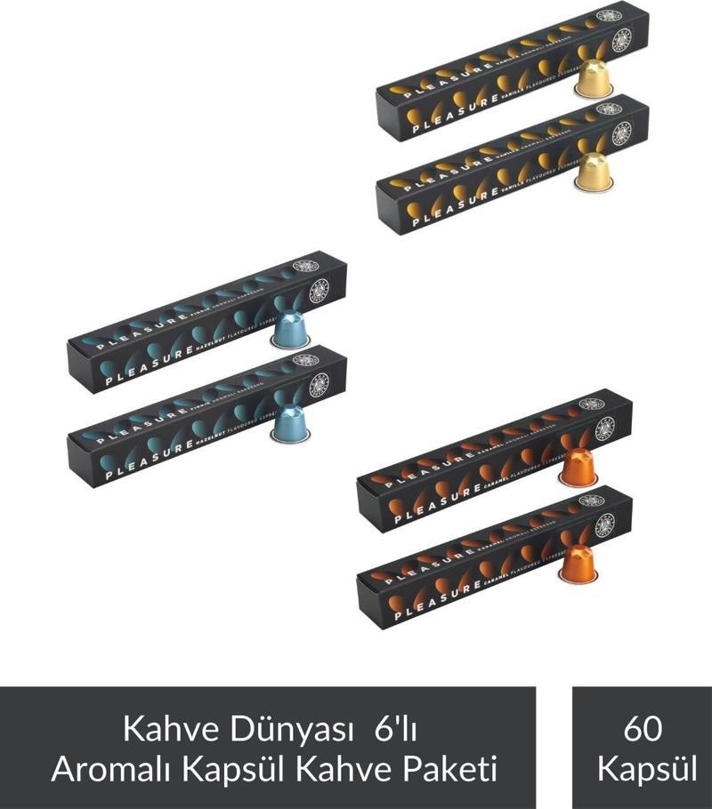 6'lı Aromalı Kapsül Kahve Seti