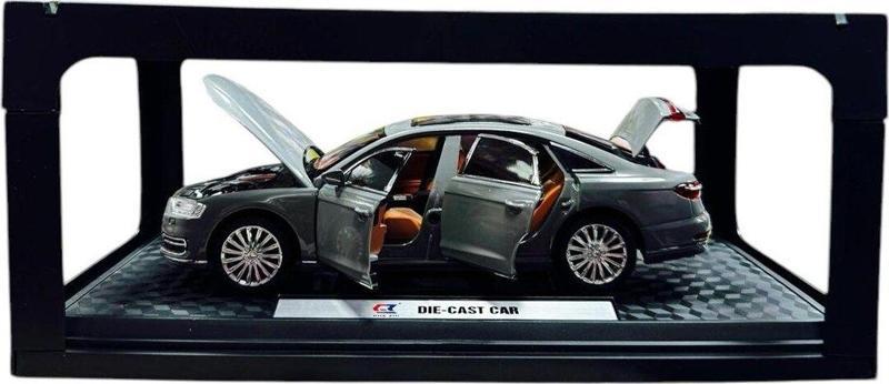 1:24 Metal Model Koleksiyon Araba Audi A8 Gri 21 Cm Cz150B
