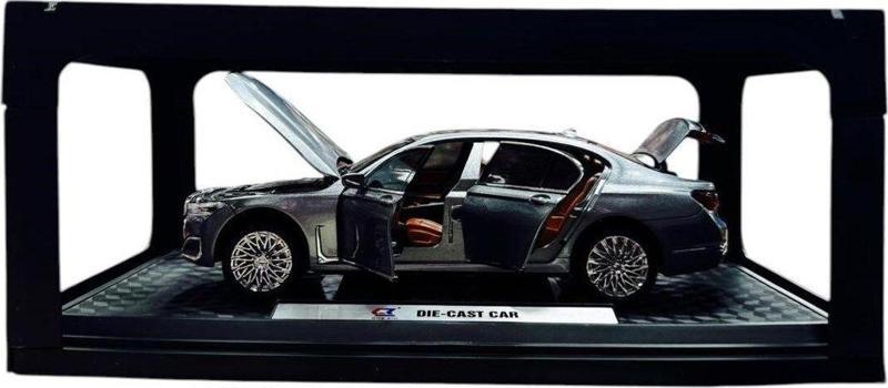 1:24 Metal Model Koleksiyon Araba Bmw 7 Gri 21 Cm Cz151B