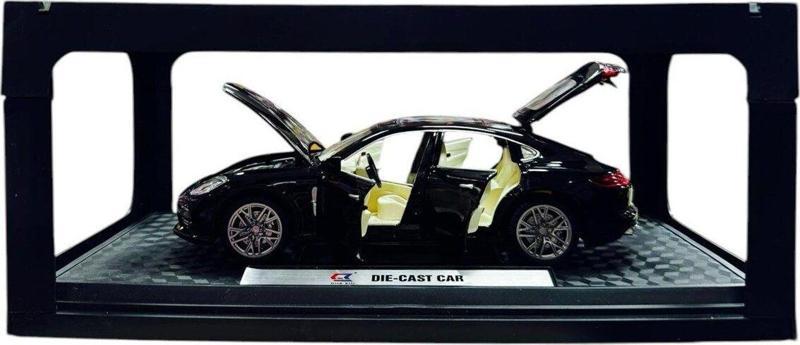 1:24 Metal Model Koleksiyon Araba Porsche Siyah 21 Cm Cz127B