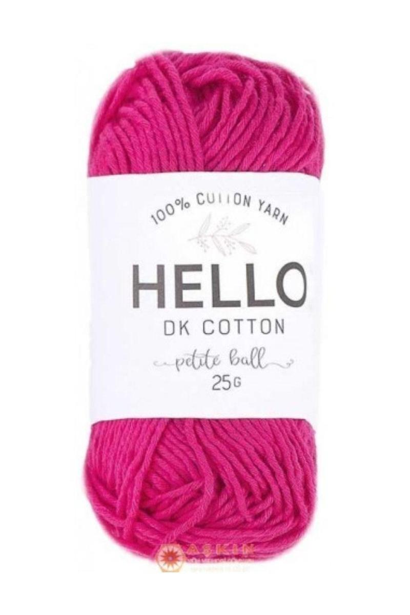 Hello Dk Coton 25 Gr Punch Örgü Amigurumi Için Iplik Renk 105