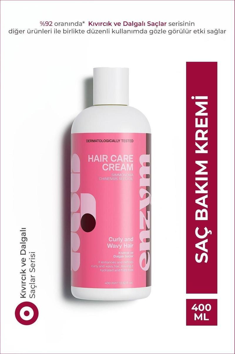 Kıvırcık Ve Dalgalı Saçlar İçin Bukle Belirginleştirici Saç Bakım Kremi 400 Ml