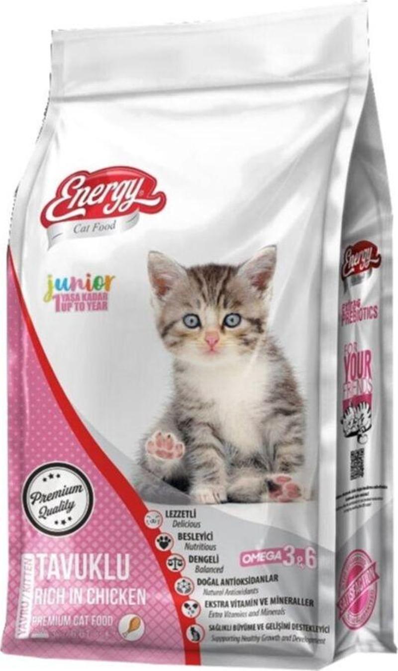 Cat Food Energy® Tavuklu Yavru Kedi Maması-3 Kg