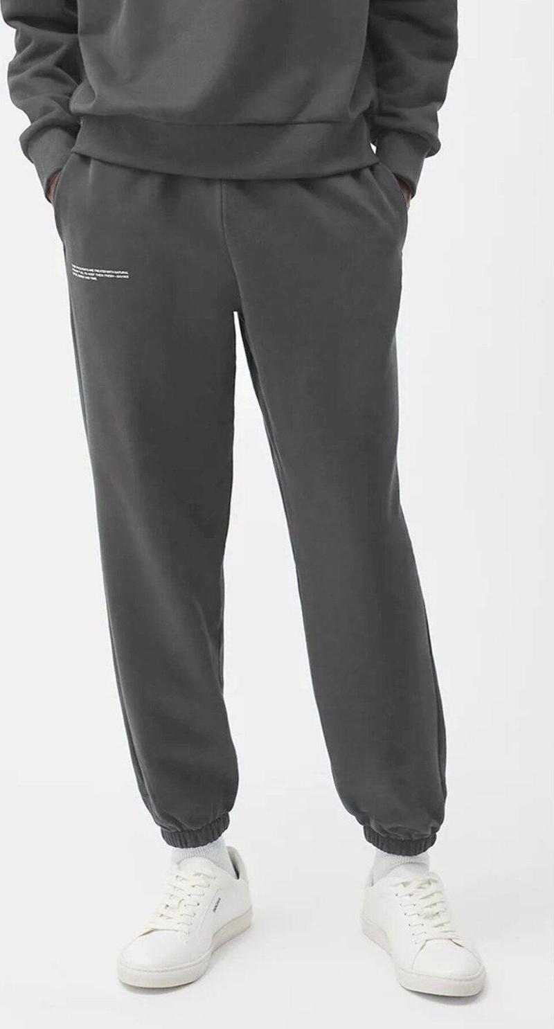 Beli Lastikli Paçası Lastikli Pamuklu Nefes Alan Nature Concept Regular Fit Jogger Füme Eşofman Altı