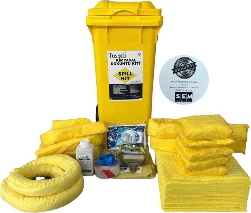 Kimyasal Döküntü Dökülme Temizleme Kiti 125 Litre