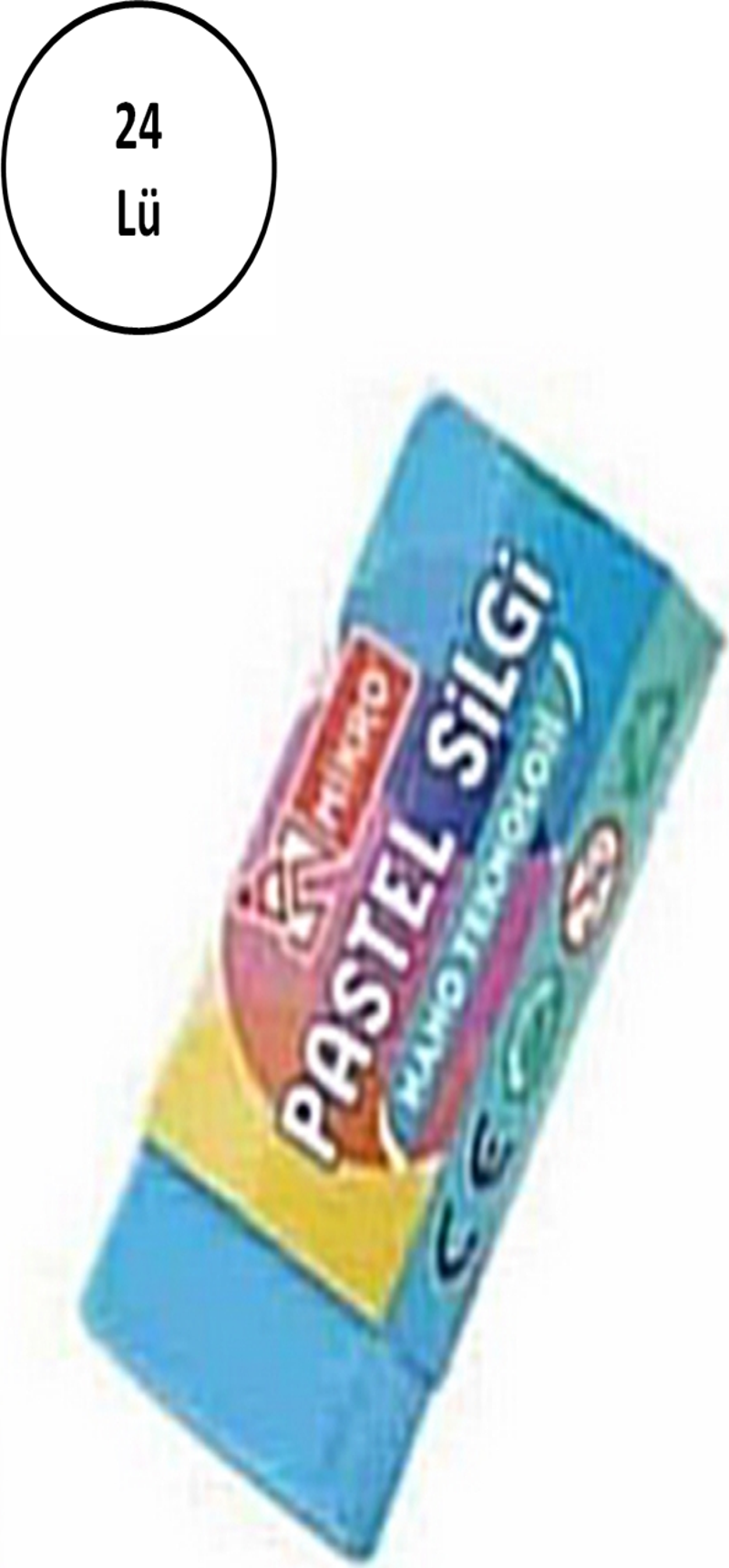 Pastel Silgi (2b-24p) 24'lü