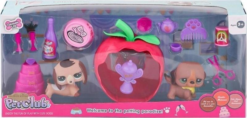KZL-CL2104 1-2  Elmalı Pet Star Pasta Aksesuarlı -Kızılkaya Oyuncak