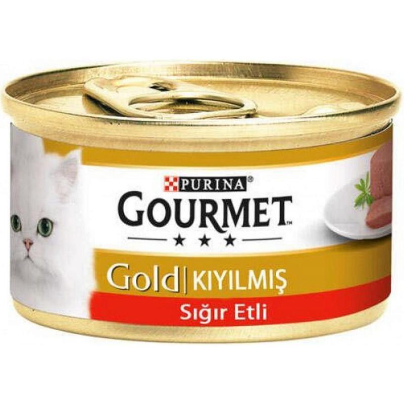 Gold 6 Adet Gourmet Gold Sigir Etli Kiyilmis-85 gr