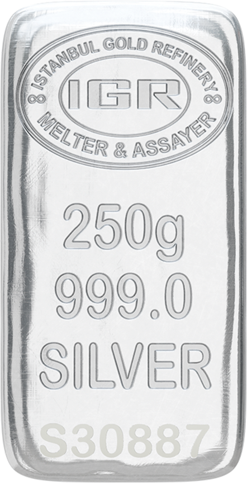 250 GR 999 Milyem İAR Gram Gümüş