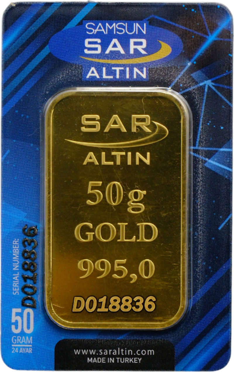 50 GR 24 Ayar SAR Gram Altın