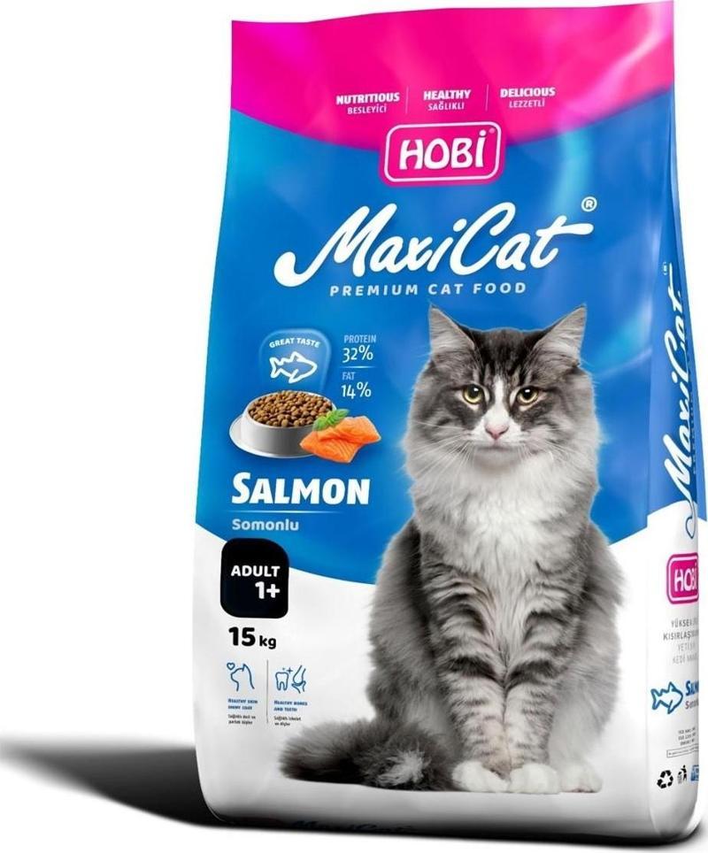 Maxicat Somonlu Yetişkin Kedi Maması 15KG
