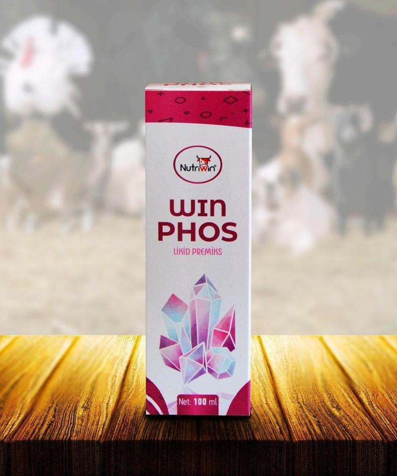 Winphos Kanatlı, Inek - Koyun - Kanatlı, Vitamin Mineral Ruminant Vitamin 100 Ml