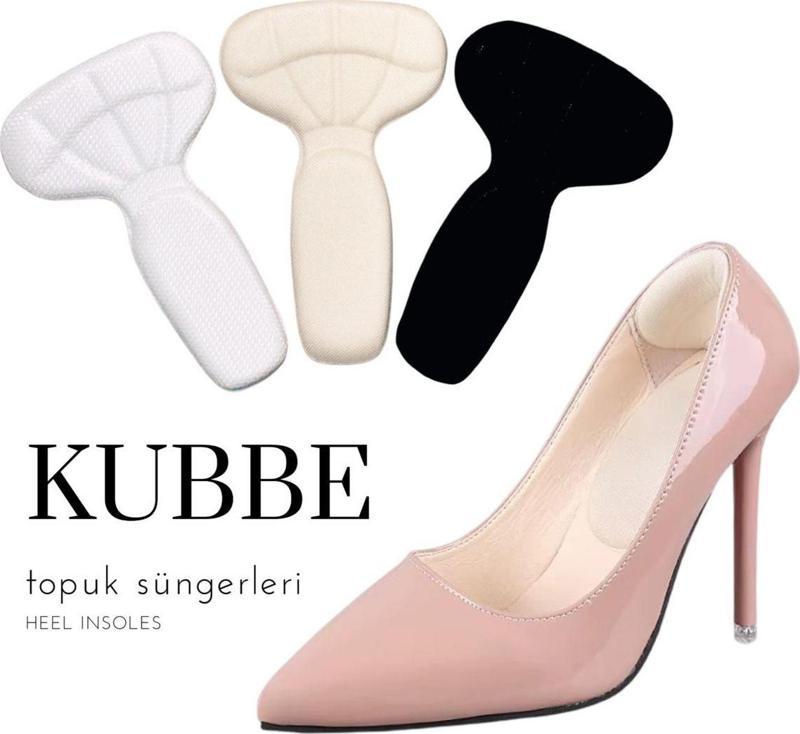 Taban Destekli Topuk Süngeri 3'Lü Set - Ayakkabı Vurmasına Karşı Koruma Ve Maksimum Konfor!