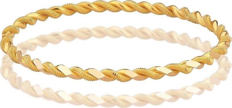 20 gr (Gram) 22 Ayar İşçiliksiz Paftalı Burma Bilezik