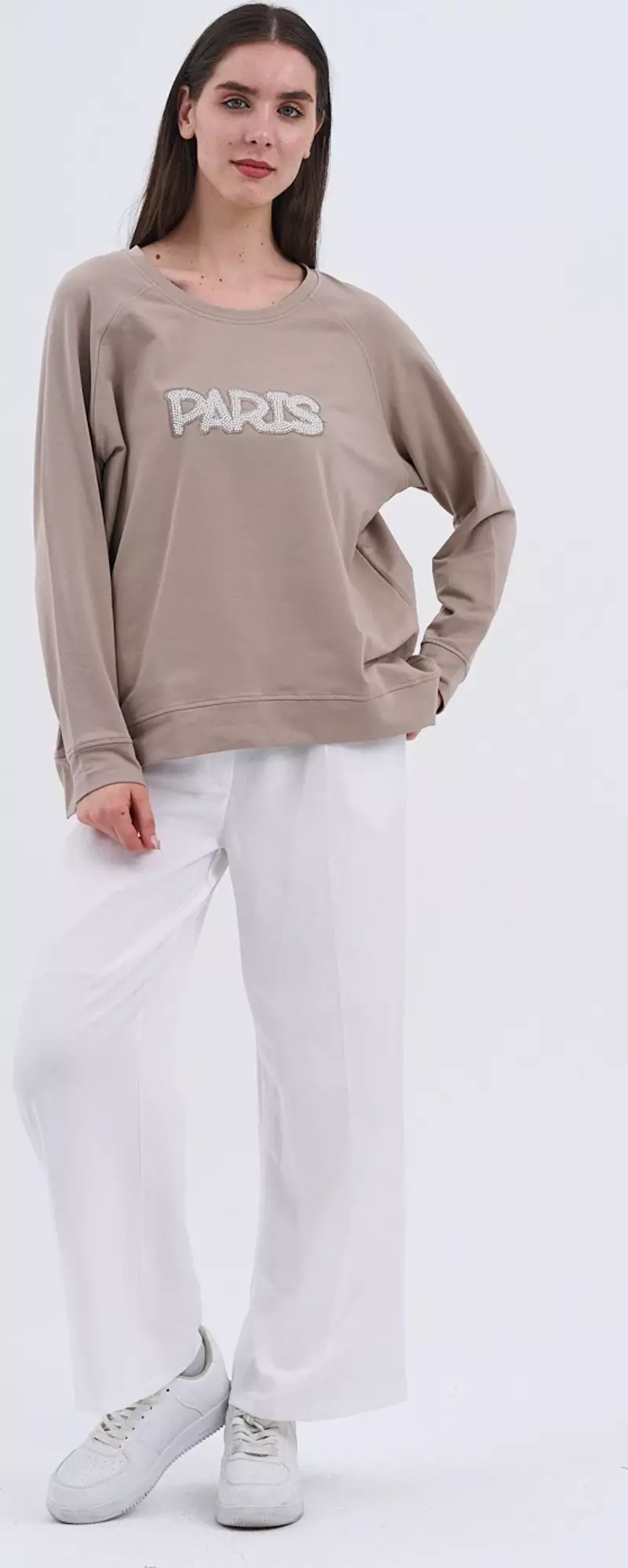 Paris Yazılı Sweatshirt