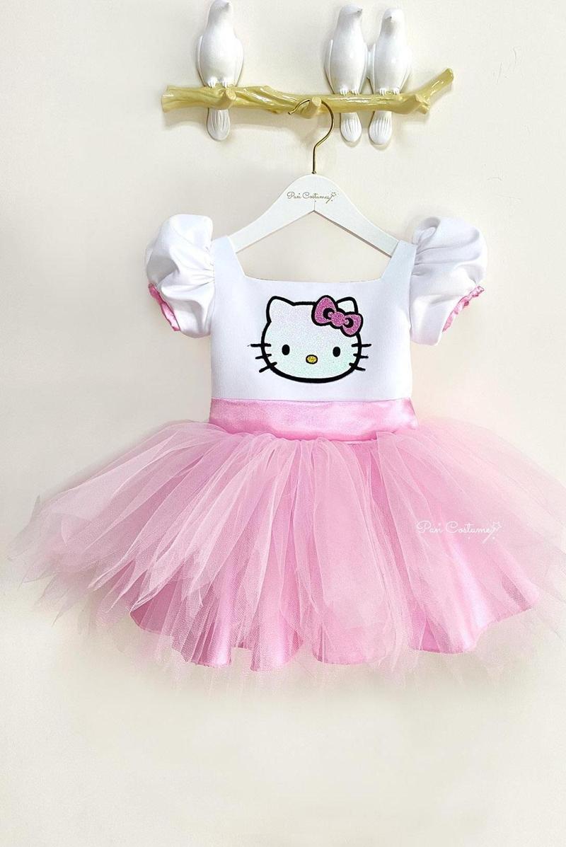 Hello Kitty Kız Çocuk Elbise