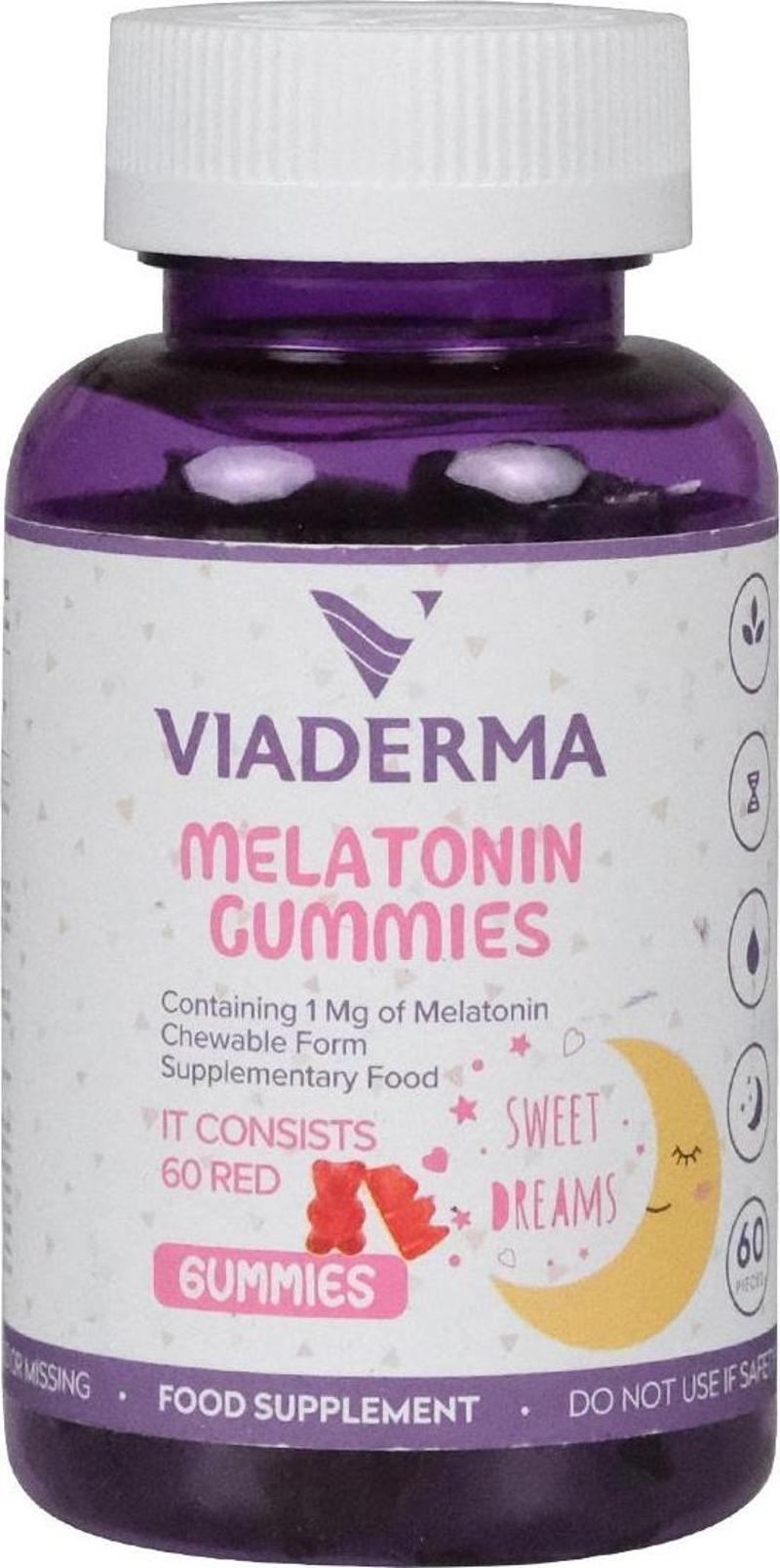 Vıaderma Melatonın 1 Mg 60 Gummıes