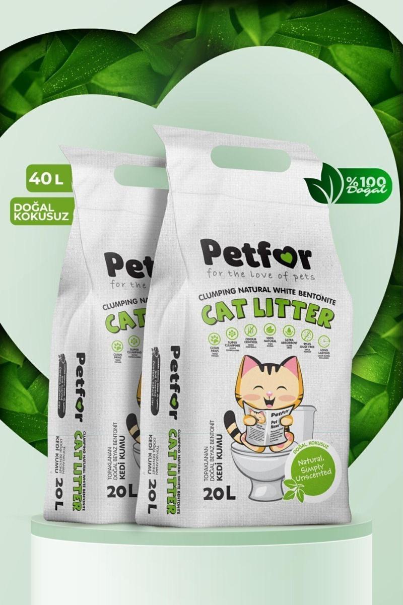 20 Lt Natural Kedi Kumu 2 Adet
