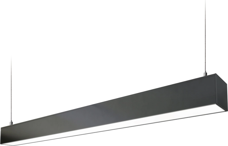 Led Sarkıt Linear Aydınlatma 100 Cm  5x8cm Aluminyum Siyah Kasa