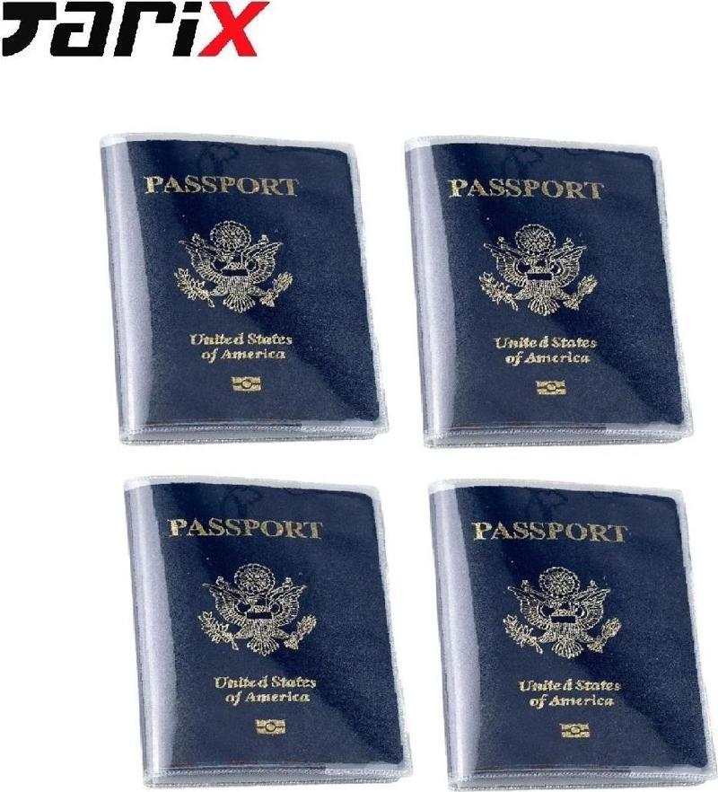 Şeffaf Pvc Pasaport Kılıfı,pasaport koruyucu,pasaport kabı 4 ADET