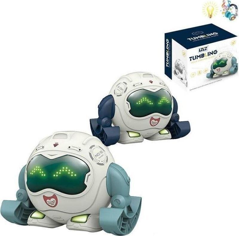 Sesli Işıklı Aklıllı Robot 6678-16