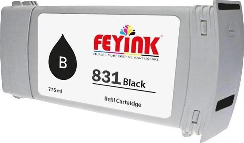 ® Hp Latex 831C Black (B) Orijinal Mürekkep Dolumlu Feyink Kartuş 775ml 315/330/335/360/365