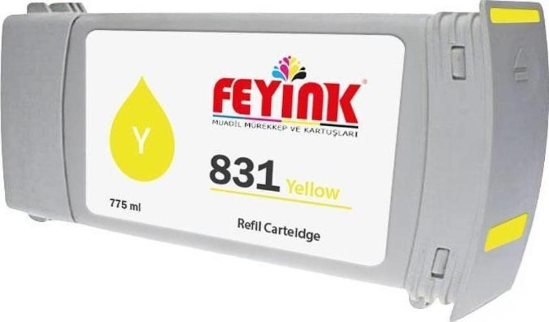 ® Hp Latex 831C Yellow (Y) Orijinal Mürekkep Dolumlu Feyink Kartuş 775ml  315/330/335/360/365