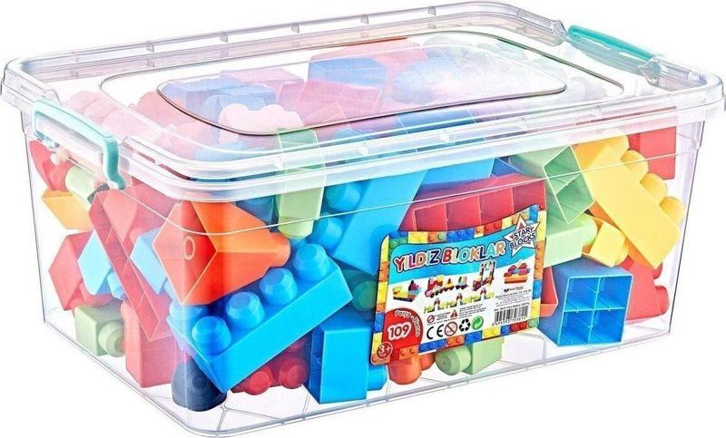 109 Parça Plastik Kutulu Yapı Blokları